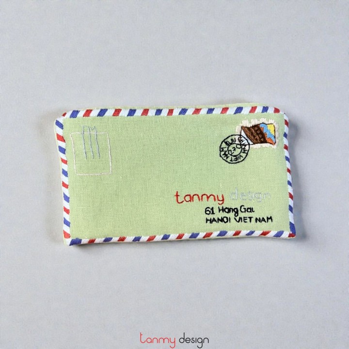 Ví phong bì vải linen ( các màu )